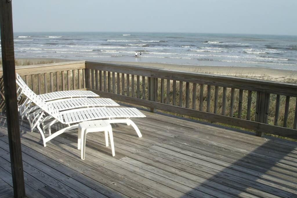 Beach Front On West Beach Galveston Exterior foto